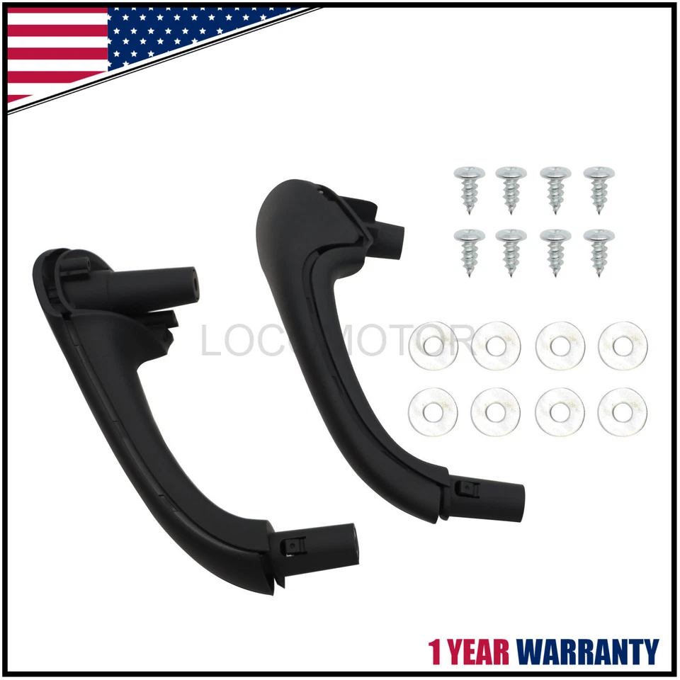Front Inside Door Pull Handles For Mercedes-Benz W203 C230 C240 C280 black Foto 2 de 4