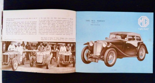 1945 MG MIDGET Series 'TC' Export Edition 16-Page Brochure ORIGINAL~VG+ - Picture 4 of 8