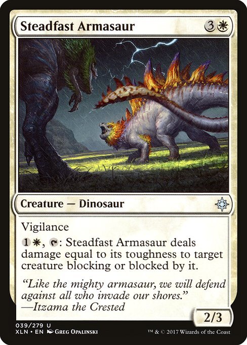 STEADFAST ARMASAUR x4 mtg NM-M Ixalan 4 Unc