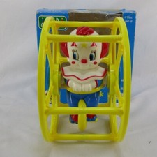 Vintage 1992 Bozo's Clown Babies Come Back Wheel Toy by Child Guidance