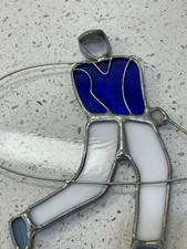 Golfer Stained Glass Suncatcher Leaded Golf