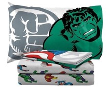 Marvel Avengers "Comic Cool" Kids Microfiber Sheet Set-AB08HVHT2RL5