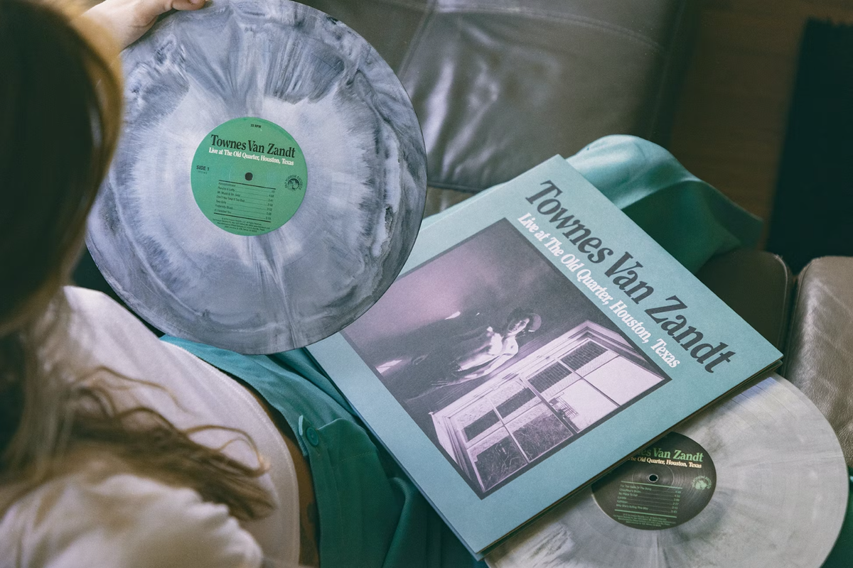 TOWNES VAN ZANDT LIVE OLD QUARTER HOUSTON TEXAS VINYL NEW! LIMITED