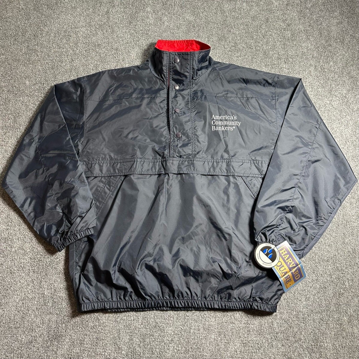 NEW Harvard Square Jacket Mens Medium Windbreaker Water Wind NEW Harvard Square Jacket Mens Medium Windbreaker Water Wind