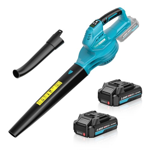 SEYVUM Akku-Laubbläser, 20V Gebläse mit 2 x 2,0 Ah Akku, Elektrogebläse