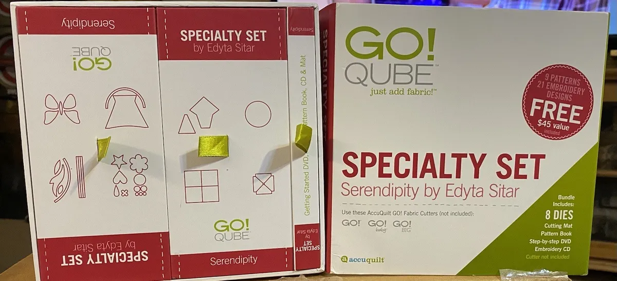 Accuquilt GO! Qube Specialty Set Serendipity Edyta Sitar 55783