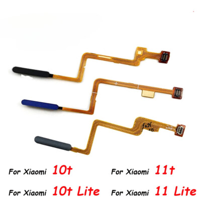 Fingerprint Home Button Flex Cable Repair parts For Xiaomi Mi 11 10T Lite Pro