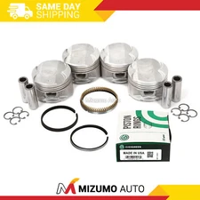 Pistons w/ Rings fit 00-06 Toyota Corolla Celica GTS Matrix 1.8L 2ZZGE