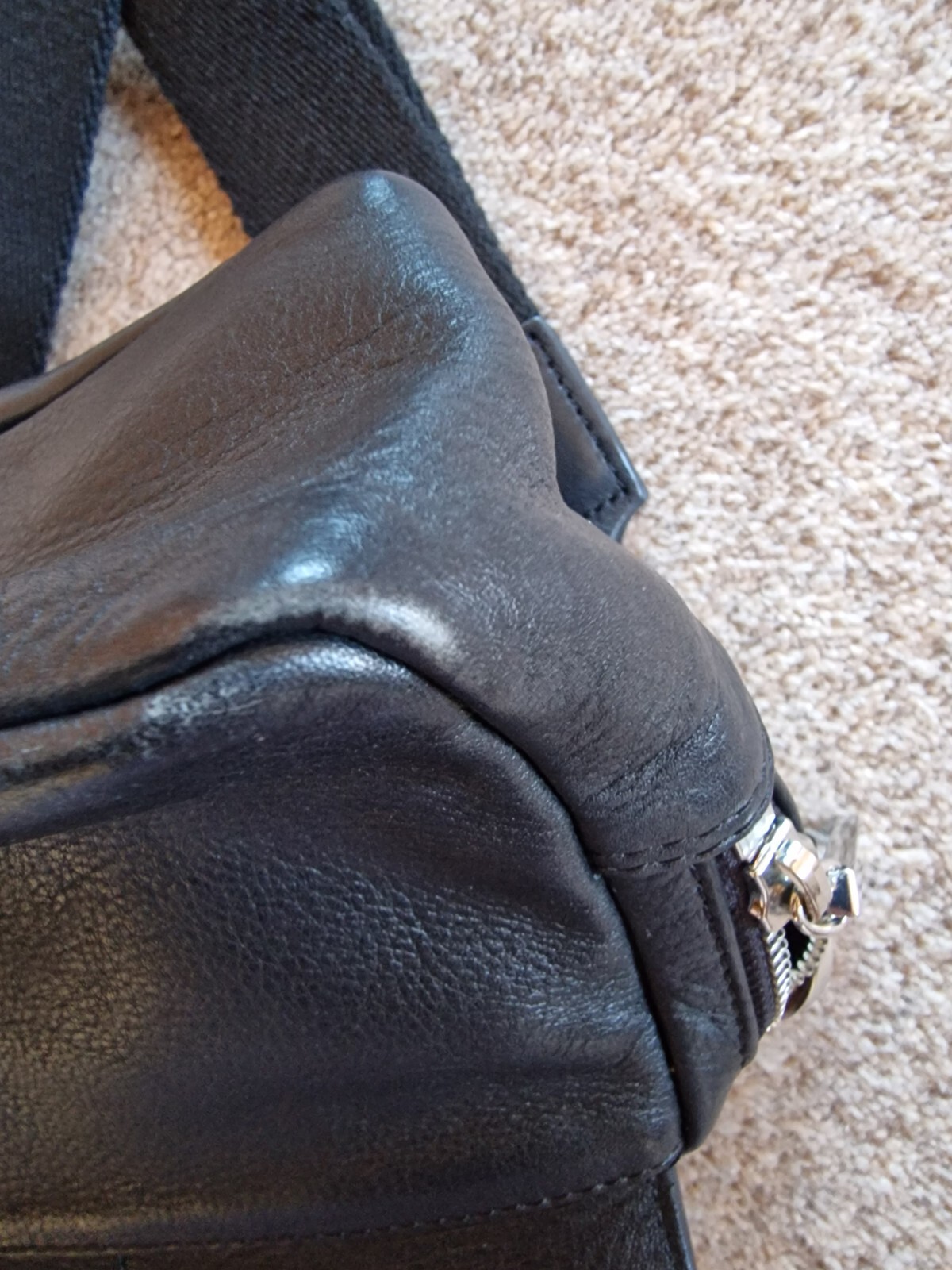 Whistles Leather Bibi Crossbody Bag Black eBay