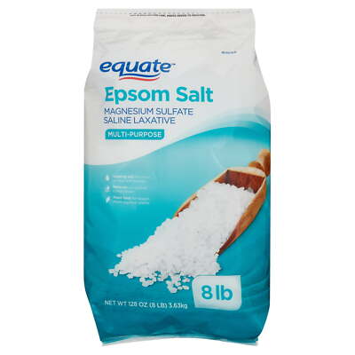 Epsom Salt, Magnesium Sulfate, 128 Oz (8Lb), Unscented
