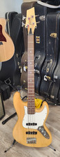 Kona Jazz Style 4 String Electric Bass Guitar Rh Natural Finish Pre-owned