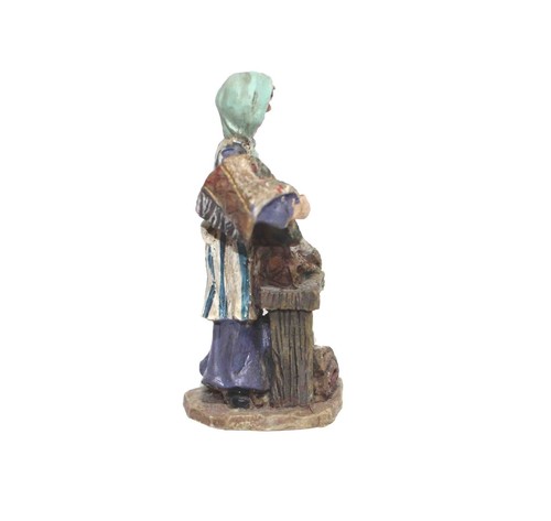 Grandeur Noel Bethlehem Nativity Set 2.75" Replacement Woman with Rugs Figurine - Picture 4 of 5