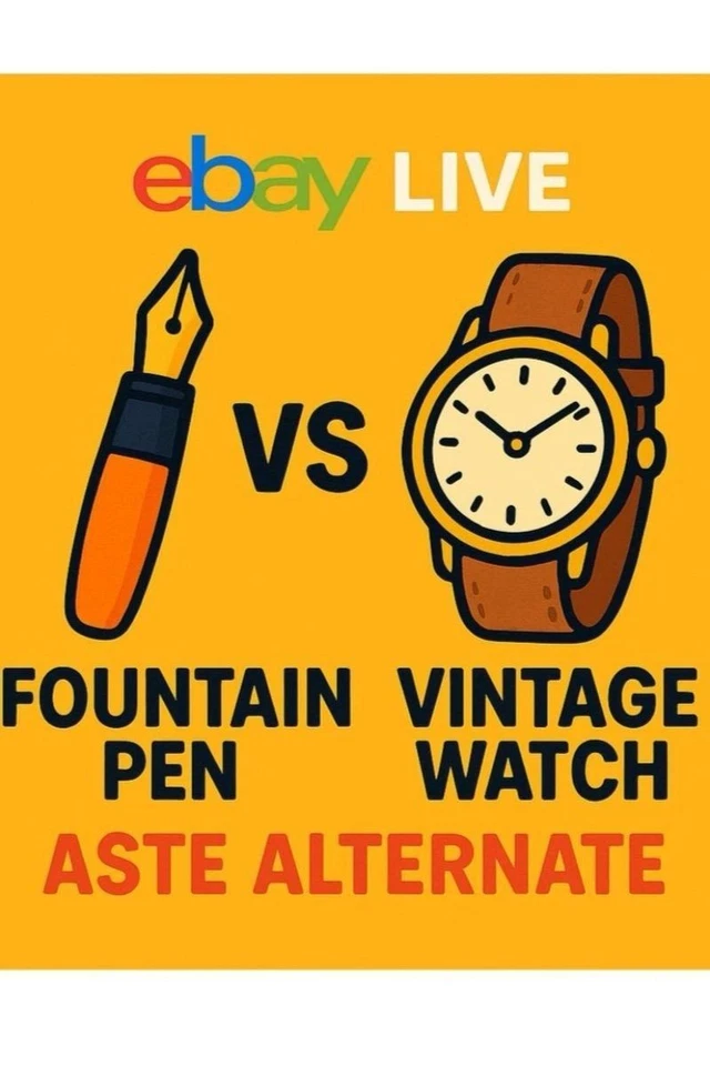 ASTE ALTERNATE PENNE STILOGRAFICHE E OROLOGI  VINTAGE✒️⌚