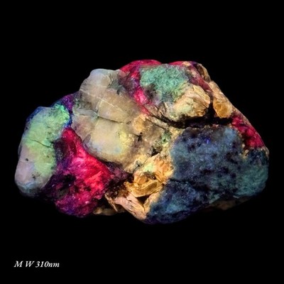 35 GM Afghanite with Calcite, Fluorapatite, Phlogopite and Pyrite @AFG