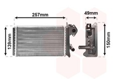 VAN WEZEL Wärmetauscher Innenraumheizung 58006062 für AUDI 86 VW TRANSPORTER 50