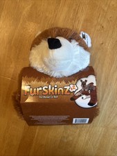 FURSKINZ FOX BLANKET OR BED FOR PETS SOFT PLUSH DOG BED New    