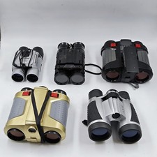 Lot of 5 Binoculars - Working, Used, Mixed Models and models