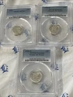 1943 D and S PCGS AU and XF Genuine Cleaned and Tool Mercury Dimes 10c