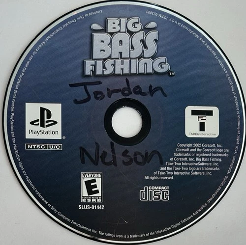 Big Bass Fishing (Sony PlayStation 1, PS1) DISC ONLY | NO TRACKING | M420