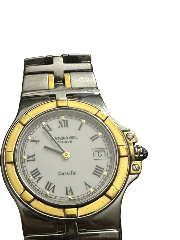 Raymond Weil 18k 2 тона мужские часы 9590 новый аккумулятор - Изображение 2 из 4