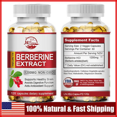 #ad #ad Berberine HCl 1200mg High Potency Berberine Supplement Blood Sugar Support $13.52
