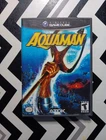 Aquaman: Battle for Atlantis (Nintendo GameCube, 2003) W/ CASE & MANUAL Tested