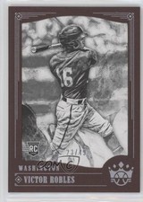 2018 Diamond Kings Black & White Variation Brown Frame 23/49 Victor Robles l3a