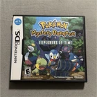 Pokémon Mystery Dungeon Explorers of Time Nintendo DS Case Manual Online Play