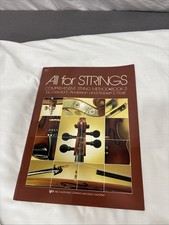 All for Strings : Bk. 3: Cello by Robert S. Frost and Gerald Anderson 1990,...