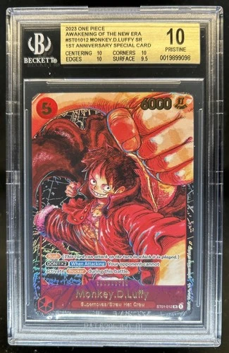 2026 One Piece New Era Monkey.D.Luffy 1st Anniversary Special Card BGS 10