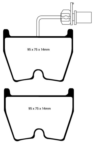 Audi R8 LMS Evolution 2008-2011 Front Brake pad sets Set Photo - $355