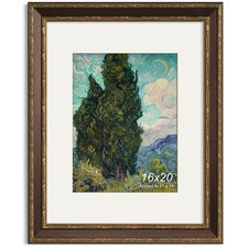 Yaetm 16X20 Vintage Picture Frame Ornate Antique Bronze 16X20 Frame For Wall