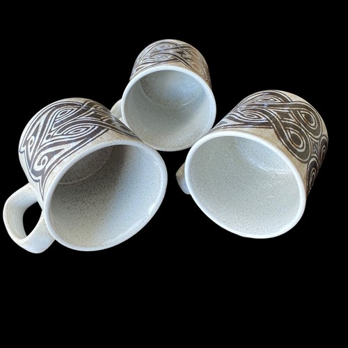 Tazas de nudo celta de cerámica Dunoon de colección diseño tradicional escocés RARO DIFÍCIL DE ENCONTRAR 3 - Imagen 7 de 10