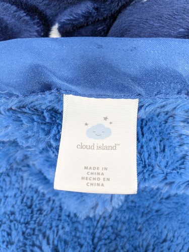 Cloud Island Puppy Dog Stars Blue Security Blanket Lovey XL 30" Plush - Picture 4 of 5