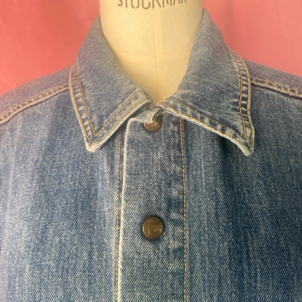 Chaqueta vaquera vintage años 80 Guess Georges Marciano para mujer talla XLarge Foto 3 de 4