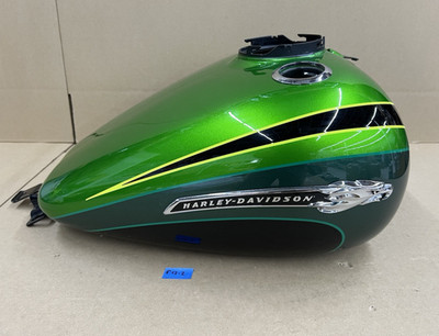 2011 Harley-Davidson CVO Street Glide Touring Gas Tank Kryptonite Green OEM