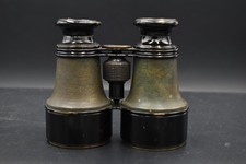 ANTIQUE   J H STEWARD ~ U.S. LAND AND SEA  ~  3-5 X MAGNIFICATION BINOCULARS