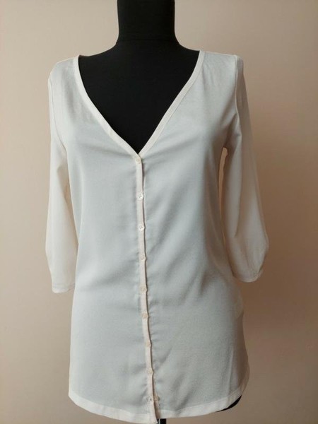 Women French Connection Shirt Beige 36 / S / 44