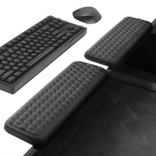 2 PCS LShaped Desk Elbow Pad Memory Foam Edge Cushion Wrist Rest 11.8x3.9 In