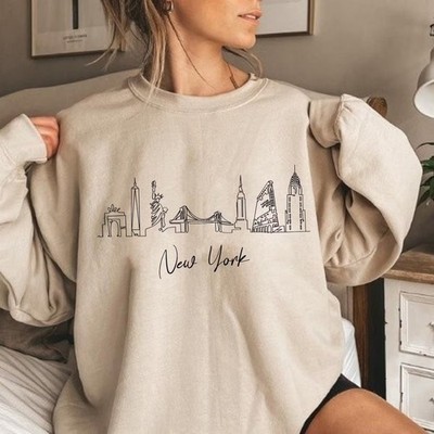 New York Sweatshirt, New York City Sweatshirt, East Coast Sweatshirt, New Yorker