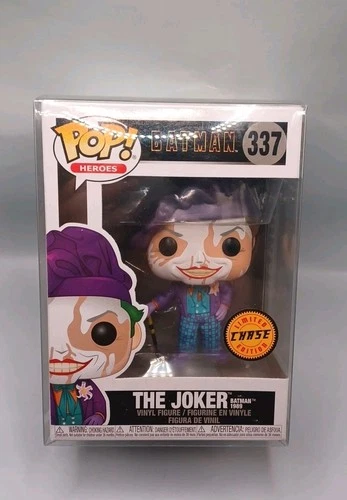 Funko POP The Joker Chase #337 Batman 1989 DC Comics Box Protector WB