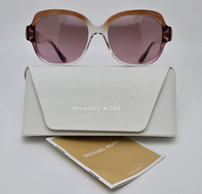 Michael Kors Suz MK2055 Pink Brown Fade Frame Brown Rose Lens Sunglasses w/ Case