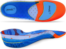 Gel Work Boots Insoles with Poron Cushion Anti-Fatigue Shock Absorption for Co