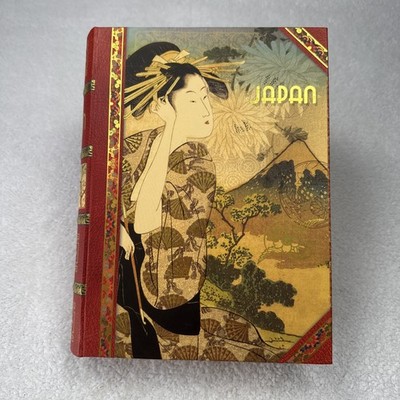 Punch Studio JAPAN Book Secret Compartment Storage Geisha Red & Gold 11x8.5 