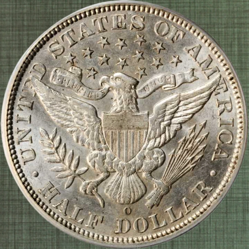 1892 O Barber Half Dollar 50C AU Condition! Rare Coin!! - Image 2 of 2