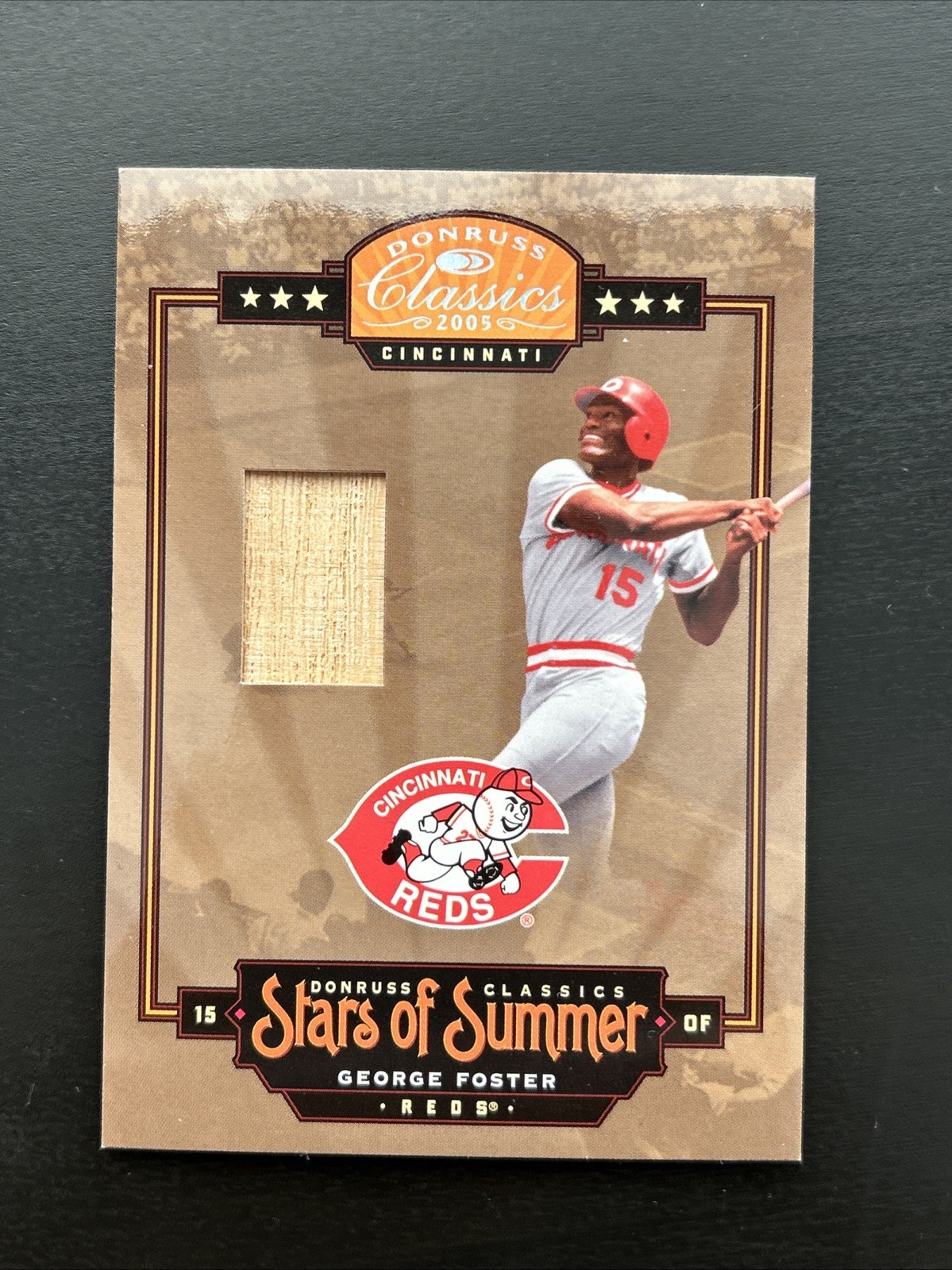 2005 Donruss Classics Stars of Summer Materials /250 George Foster #BOS-11