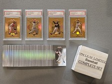 1994 LEAF LIMITED BASEBALL COMPLETE SET +++ 4 GOLD PHENOMS RCS GRADED PSA 9