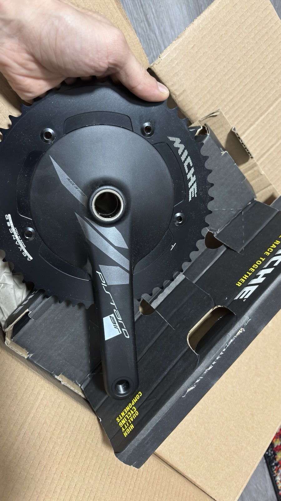 Miche Pistard Air !!! Missing The left Arm!!!  50T chainring
