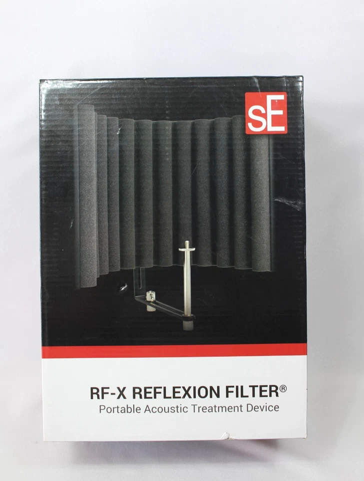sE ELECTRONICS RF-X FILTRO DE REFLEXIÓN DISPOSITIVO DE TRATAMIENTO ACÚSTICO PORTÁTIL - CAJA ABIERTA Foto 2 de 4