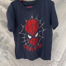 Marvel Spider-Man Boys 5/6 Navy Blue T-Shirt